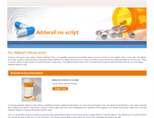 Tablet Screenshot of adderallscript.com